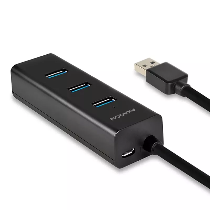 Axagon HUE-S2B hub di ricarica 4x USB 3.0, alimentazione tramite Micro-USB