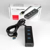Axagon HUE-S2BL hub di ricarica 4x USB 3.0 con cavo 1,2 m, alimentazione tramite Micro-USB