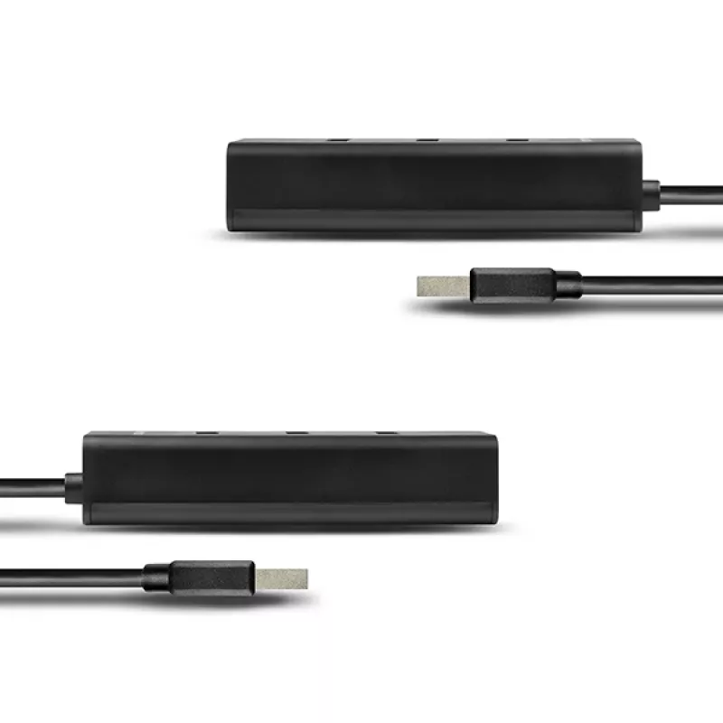 Axagon HUE-S2BL hub di ricarica 4x USB 3.0 con cavo 1,2 m, alimentazione tramite Micro-USB