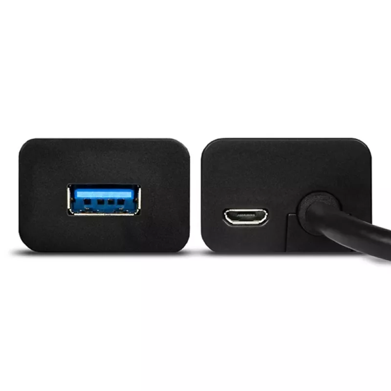 Axagon HUE-S2BL hub di ricarica 4x USB 3.0 con cavo 1,2 m, alimentazione tramite Micro-USB