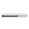 Router cablato MikroTik CCR2116-12G-4S+ — 13x Gigabit RJ-45, 4x SFP+, 2000 MHz, DDR4, bianco