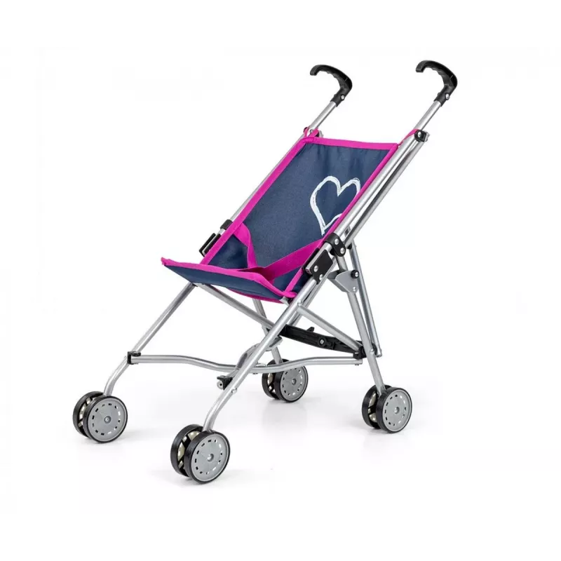 Passeggino per bambole milly mally Julia Prestige Navy struttura leggera