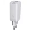IBOX caricabatterie mobile ILUC65W, 65W, 2x USB-C + 1x USB-A, bianco, cavo 1,5 m