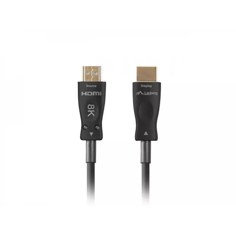 LANBERG cavo HDMI - M/m v2.1 Optical AOC - 20m nero
