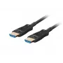 LANBERG cavo HDMI - M/m V2.1 Optical AOC - 30m nero