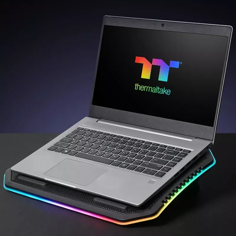 THERMALTAKE raffreddatore per notebook – Massive 12 RGB – 15 pollici