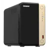 QNAP TS-264 NAS Tower Intel® Celeron® N5095 8 GB 0 TB QNAP QTS nero, oro