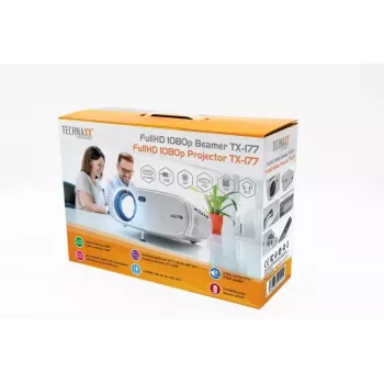 Proiettore Technaxx TX-177 15000 ANSI lumen LCD 1080p bianco