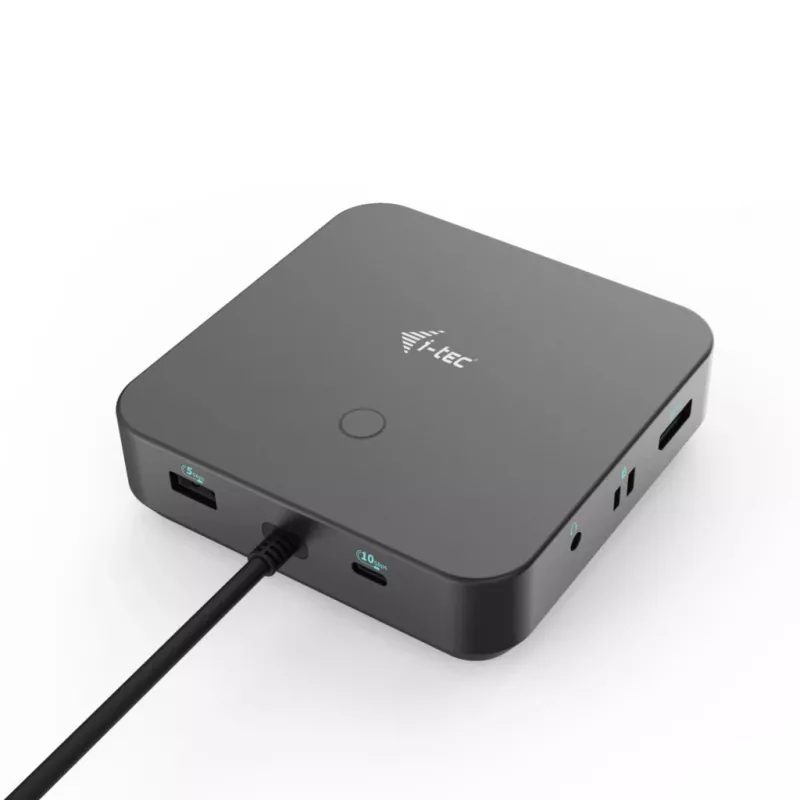 i-tec USB-C HDMI Dual DP docking station con Power Delivery 100 W + caricabatterie universale 100 W