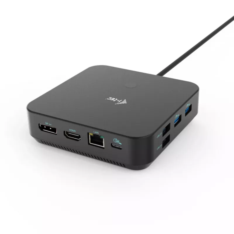 i-tec USB-C HDMI Dual DP docking station con Power Delivery 100 W + caricabatterie universale 100 W
