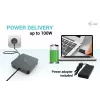 i-tec USB-C HDMI Dual DP docking station con Power Delivery 100 W + caricabatterie universale 100 W