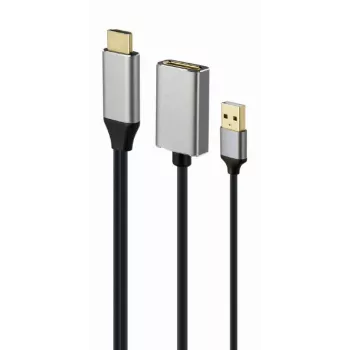 GEMBIRD adattatore attivo 4K HDMI maschio a DisplayPort femmina, nero