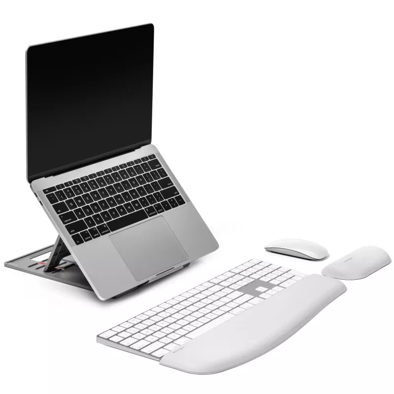 Kensington SmartFit Easy Riser Go – supporto rialzante ergonomico regolabile e base di raffreddamento per laptop fino a 14 pollici