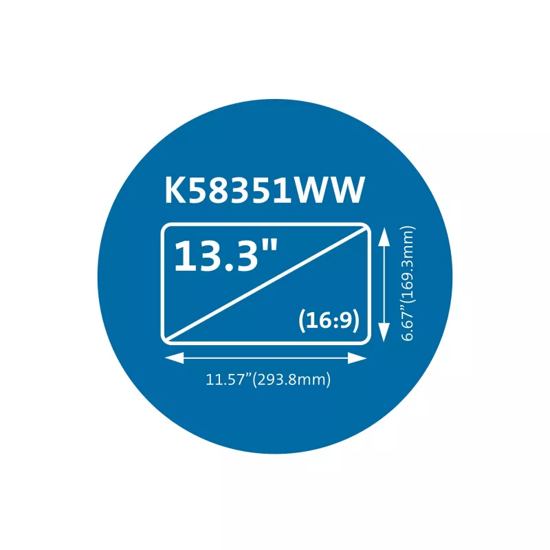 Kensington MagPro filtro privacy magnetico per laptop 13,3 pollici (16:9)