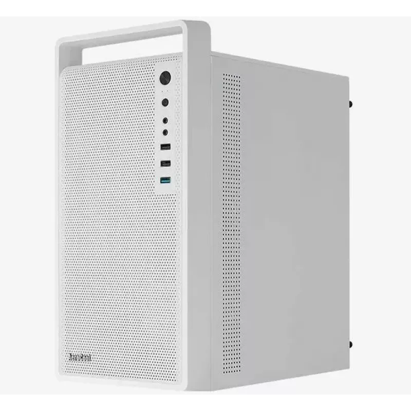 Case PC AEROCOOL PGS CS-109-G-WT-v1 Mini Tower SPCC bianco — microATX, fino a 26 cm GPU, FRGB, frontale Mesh