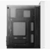 Case PC AEROCOOL PGS CS-109-G-WT-v1 Mini Tower SPCC bianco — microATX, fino a 26 cm GPU, FRGB, frontale Mesh