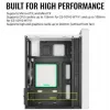 Case PC AEROCOOL PGS CS-109-G-WT-v1 Mini Tower SPCC bianco — microATX, fino a 26 cm GPU, FRGB, frontale Mesh
