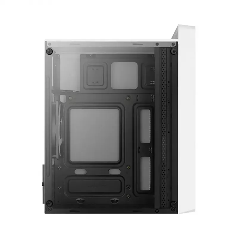 Case PC AEROCOOL PGS CS-109-G-WT-v1 Mini Tower SPCC bianco — microATX, fino a 26 cm GPU, FRGB, frontale Mesh
