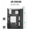 Case PC AEROCOOL PGS CS-109-G-WT-v1 Mini Tower SPCC bianco — microATX, fino a 26 cm GPU, FRGB, frontale Mesh