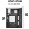 Case PC AEROCOOL PGS CS-109-G-WT-v1 Mini Tower SPCC bianco — microATX, fino a 26 cm GPU, FRGB, frontale Mesh