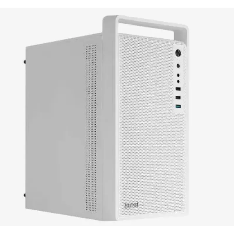 Case PC AEROCOOL PGS CS-109-G-WT-v1 Mini Tower SPCC bianco — microATX, fino a 26 cm GPU, FRGB, frontale Mesh