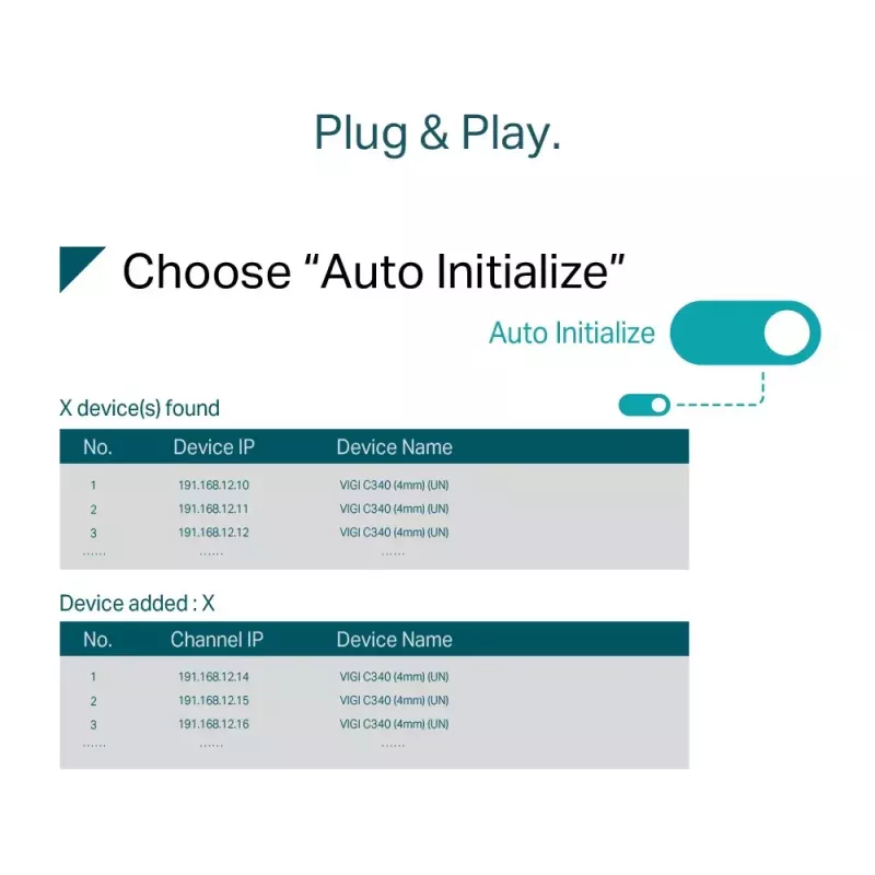 TP-Link VIGI videoregistratore di rete PoE+ 8 canali