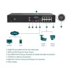 TP-Link VIGI videoregistratore di rete PoE+ 8 canali