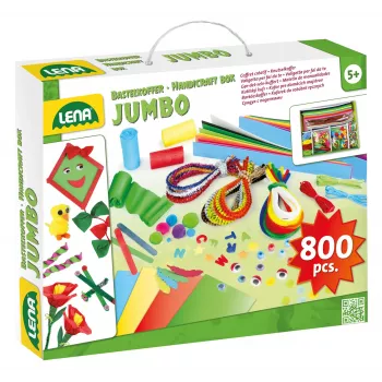 Lena set creativo per bambini 42629 800 pezzi multicolore