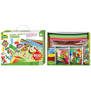Lena set creativo per bambini 42629 800 pezzi multicolore