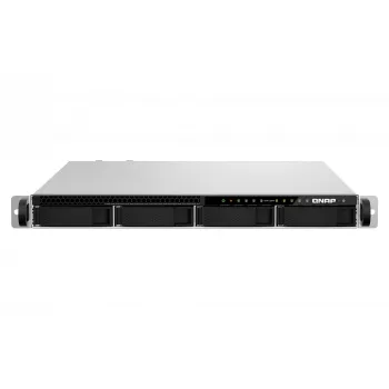 QNAP TS-h987XU-RP NAS Rack (1U) Intel Xeon E E-2334 16 GB DDR4 QuTS hero Black, argento