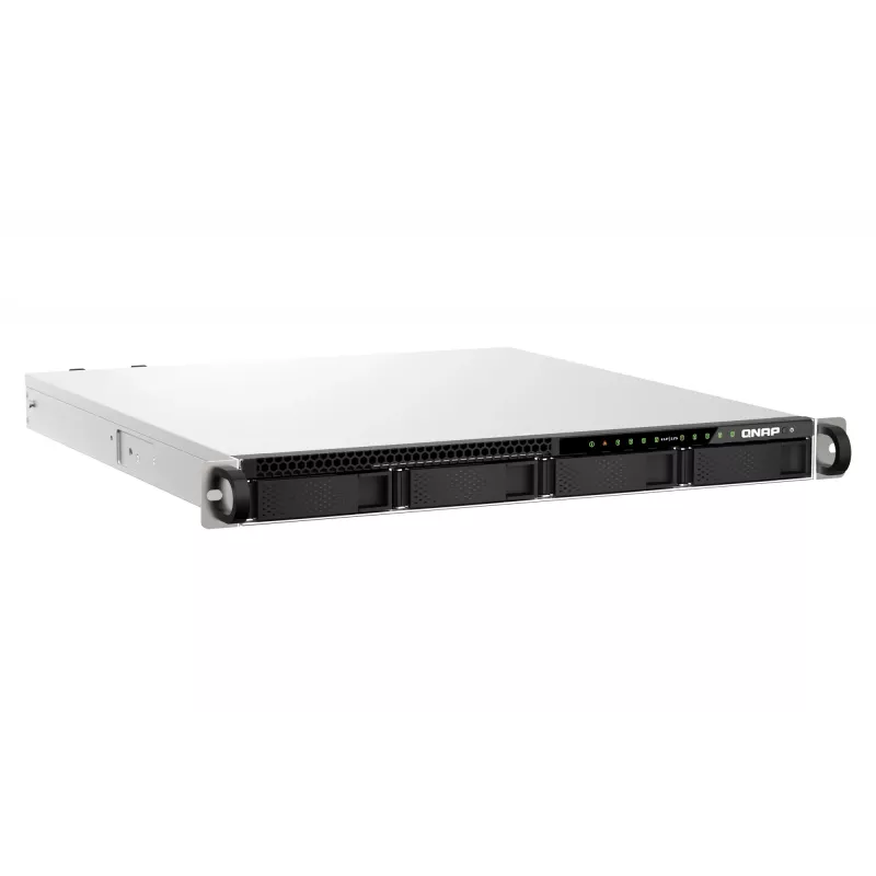 QNAP TS-h987XU-RP NAS Rack (1U) Intel Xeon E E-2334 16 GB DDR4 QuTS hero Black, argento