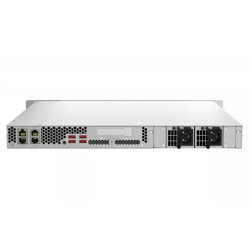 QNAP TS-h987XU-RP NAS Rack (1U) Intel Xeon E E-2334 16 GB DDR4 QuTS hero Black, argento
