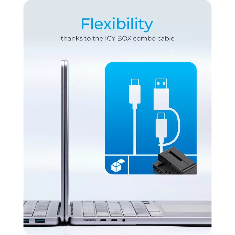 ICY BOX IB-2914MSCL-C31 USB 3.2 Gen 2 (3.1 Gen 2) Type-C nero