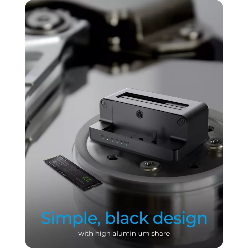 ICY BOX IB-2914MSCL-C31 USB 3.2 Gen 2 (3.1 Gen 2) Type-C nero