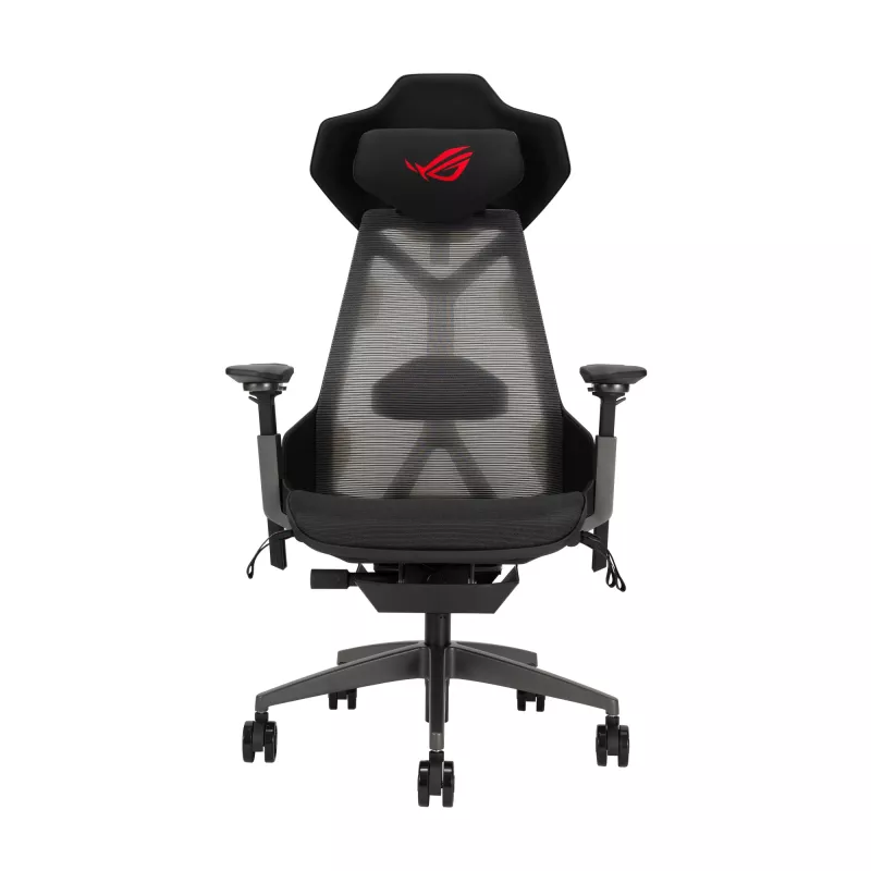 Sedia mesh ASUS ROG Destrier Ergo con schienale in mesh nero 720mm 840mm 134cm
