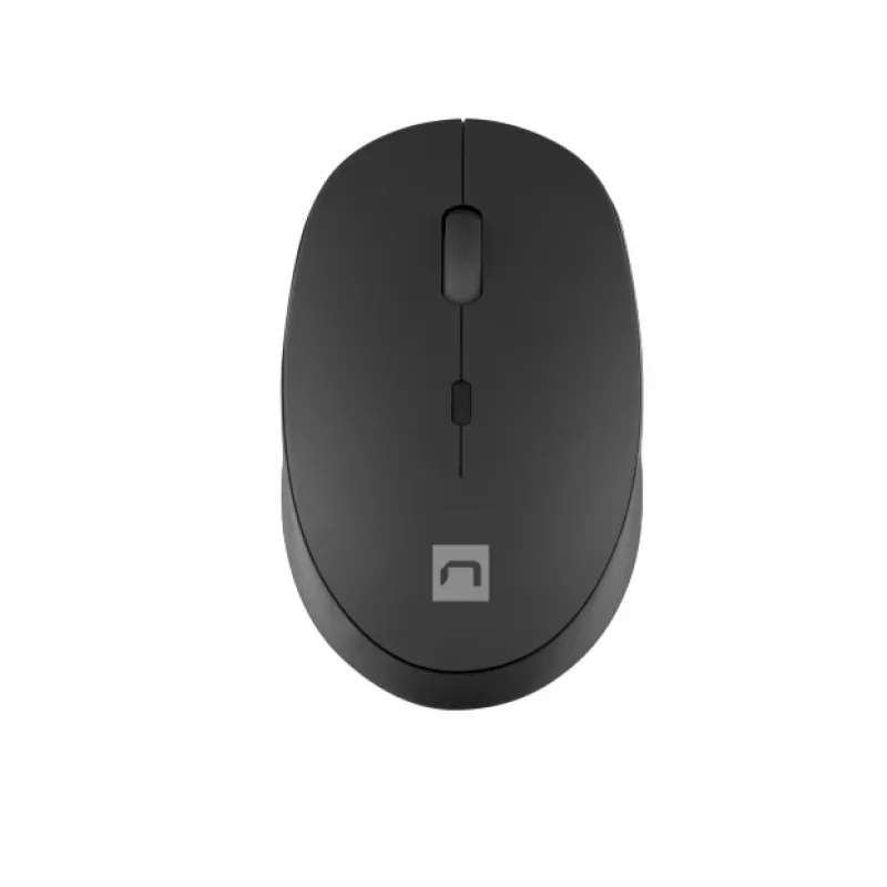 Mouse ottico wireless Bluetooth NATEC Harrier 2, per destrorsi, 1600 DPI, Bluetooth 5.1, nero
