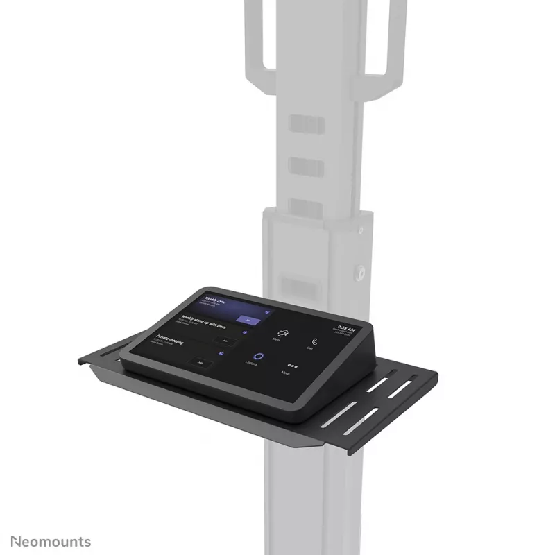 Neomounts Select AFLS-825BL1 kit video e multimediale (ripiano per telecamera, ripiano AV, adattatore Logitech Rally Bar (Mini)) per FL50S-825BL1, max 9 kg, acciaio, nero