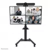 Neomounts Select AFLS-825BL1 kit video e multimediale (ripiano per telecamera, ripiano AV, adattatore Logitech Rally Bar (Mini)) per FL50S-825BL1, max 9 kg, acciaio, nero
