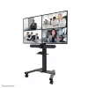 Neomounts Select AFLS-825BL1 kit video e multimediale (ripiano per telecamera, ripiano AV, adattatore Logitech Rally Bar (Mini)) per FL50S-825BL1, max 9 kg, acciaio, nero