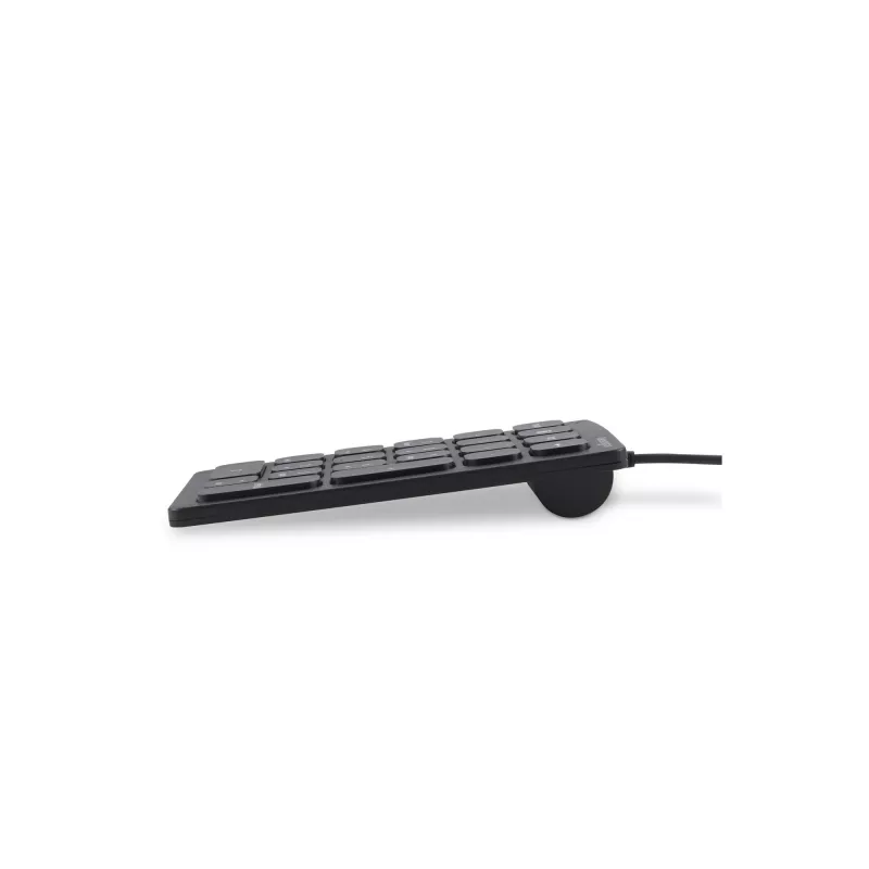 Tastierino numerico con filo Kensington, USB, 21, laptop/PC, nero