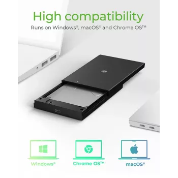 Case per SSD ICY BOX IB-200T-C3 nero 2,5 pollici