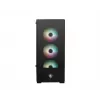 Case PC MSI MAG FORGE 112R Midi-Tower nero con vetro temperato, 3 ventole frontali 120mm, supporto ATX/Micro-ATX/Mini-ITX