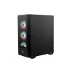 Case PC MSI MAG FORGE 112R Midi-Tower nero con vetro temperato, 3 ventole frontali 120mm, supporto ATX/Micro-ATX/Mini-ITX
