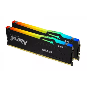 Kingston Technology FURY Beast 64GB 5600MT/s DDR5 CL36 DIMM (kit da 2) RGB EXPO