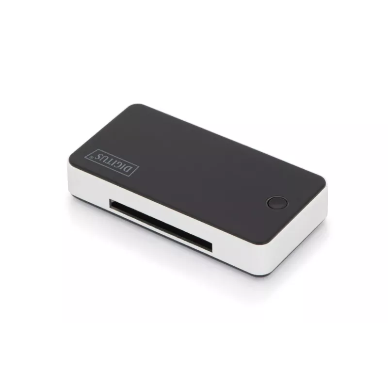 DIGITUS lettore di schede USB 3.0, supporta schede MS/SD/SDHC/MiniSD/M2/CF/MD/SDXC, cavo di collegamento USB-A 1M