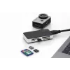 DIGITUS lettore di schede USB 3.0, supporta schede MS/SD/SDHC/MiniSD/M2/CF/MD/SDXC, cavo di collegamento USB-A 1M