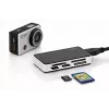 DIGITUS lettore di schede USB 3.0, supporta schede MS/SD/SDHC/MiniSD/M2/CF/MD/SDXC, cavo di collegamento USB-A 1M
