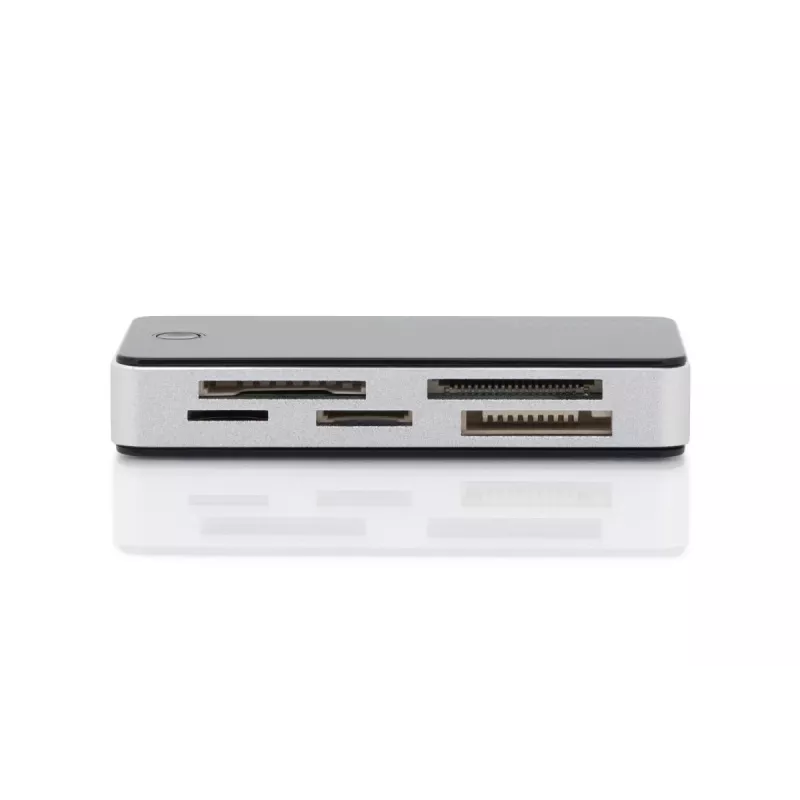 DIGITUS lettore di schede USB 3.0, supporta schede MS/SD/SDHC/MiniSD/M2/CF/MD/SDXC, cavo di collegamento USB-A 1M