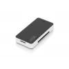 DIGITUS lettore di schede USB 3.0, supporta schede MS/SD/SDHC/MiniSD/M2/CF/MD/SDXC, cavo di collegamento USB-A 1M