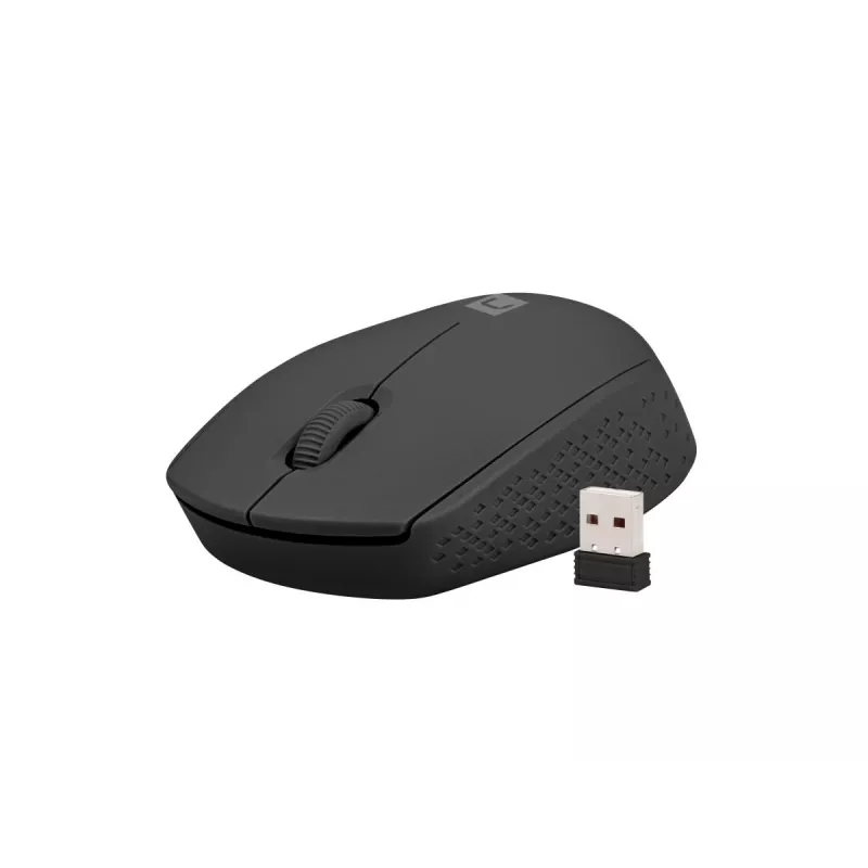 Mouse ottico wireless NATEC NMY-2000, RF 2,4 GHz, 1600 DPI, 3 tasti, batteria AA